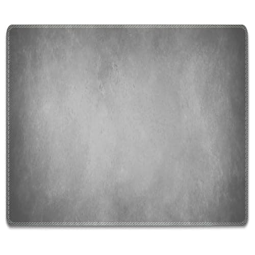 Image of Silent Monsters Mouse Mat Size M 14 x 10 inches / 36 x 25 cm, grey, Stitched Edges, washable & rollable Mouse Pad, Gaming Home Office Mousemat, Mousepad non-slip & quiet, Desk Mat