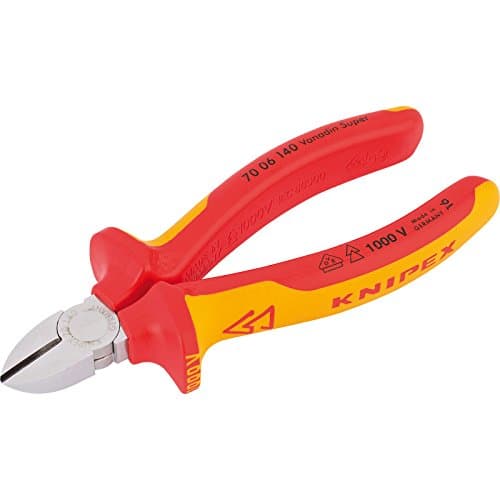 Image of Knipex 81254 140mm Fully Insulated Diagonal Side Cutter