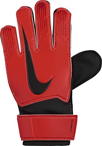 Image of Nike Unisex Youth NK GK MATCH JR-FA18 Soccer Gloves,University Red/Black/Metallic -size:8