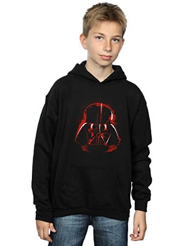 Image of Star Wars Boys Darth Vader Helmet Hoodie 9-11 Years Black