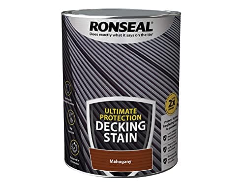 Image of Ronseal Ultimate Protection Decking Stain 2.5L Rich Mahogany