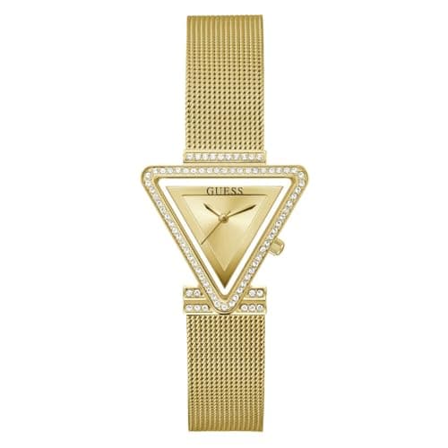 Image of GUESS Ladies 34mm Watch, Gold Tone/Gold Tone/Champagne, Fame