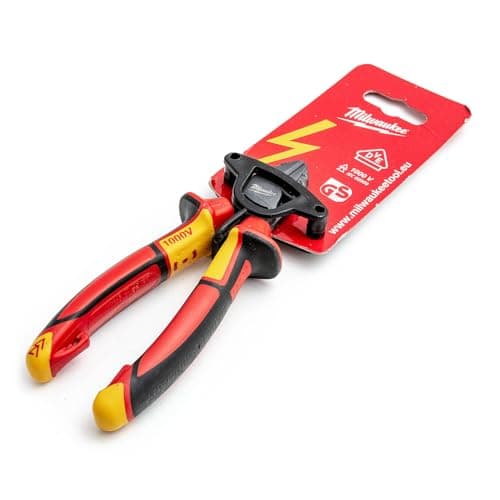 Image of Milwaukee VDE Diagonal Cutter 145mm, Red