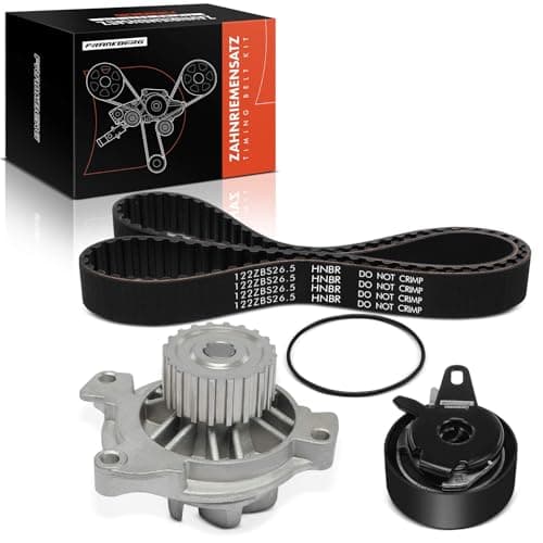 Image of Frankberg Timing Belt Set Timing Belt Water Pump Compatible with Golf V 1K1 Pas.sat 3C2 Oct.avia II 1Z3 A3 8P1 A4 8EC Tou.ran 1T1 1T2 Jet.ta III 1K2 Leon 1P1 Lancer VIII CYA CZA