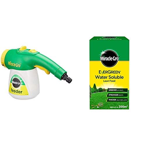 Image of Miracle-Gro Feeder Unit filled with All Purpose Soluble Plant Food, Connects Straight to a Garden Hose & Water Soluble Lawn Food, 1 kg