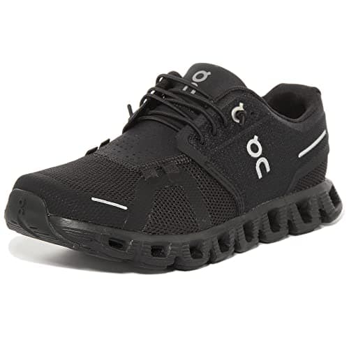 Image of On Men's Cloud 5 Running Shoes, Black/Black, 10 UK
