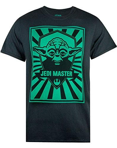 Image of Star Wars Yoda Jedi Master Poster Men's T-Shirt Black
