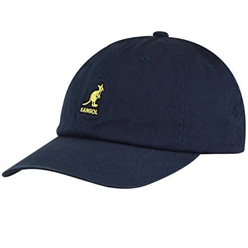 Image of Kangol Washed Baseball Cap, Blue (Navy Navy), One Size (Manufacturer Size: 1Sfm)
