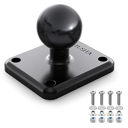 Image of TUSITA Metal Rectangular AMPS Connection Plate with B Size 1" Ball