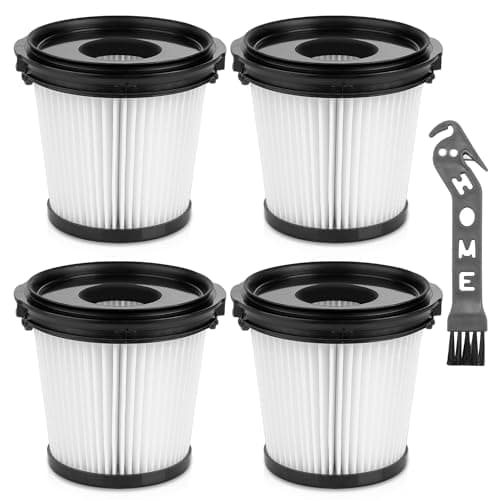 Image of 4 Pack IW3611UKT Hand Vac Pre-Motor Filters for Shark Detect Pro Cordless Vacuum Cleaner IW1511UK IW3510UK IW3611UKT BU3521UK BU3521UKTSB