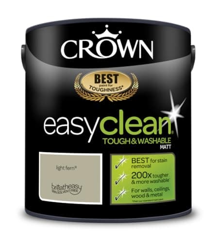 Image of Crown Easyclean Matt Emulsion Paint 2.5L Light Fern