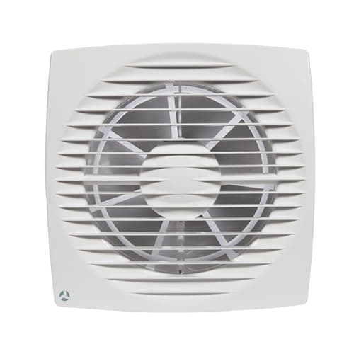 Image of Airflow Aura 150T Bathroom Extractor Fan – Adjustable Timer (2-30 min), Low Energy 20W Motor, IPX4, 235 m³/h, 150mm Duct
