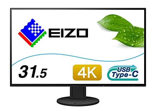 Image of Northamber PLC Eizo FlexScan EV3285-BK 3840 x 2160 (4K UHD) IPS 31.5” (80cm) USB-C Monitor – Black