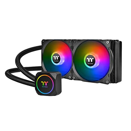 Image of Thermaltake TH240 ARGB Motherboard Sync Edition AM5/AMD/Intel LGA1200 Ready All-in-One Liquid Cooling System 240mm High Efficiency Radiator CPU Cooler CL-W286-PL12SW-A