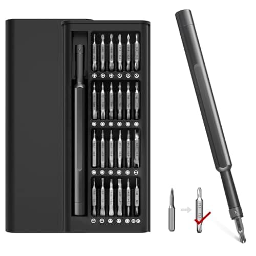 Image of 50-in-1 Precision Screwdriver Set, Magnetic Mini Tool Kit with Torx Hex for Laptop iPhone PS5 Xbox Switch Glasses Watch Ring Doorbell Electronic Phone Repair Tool Kit, Small Gadgets Gifts for Men