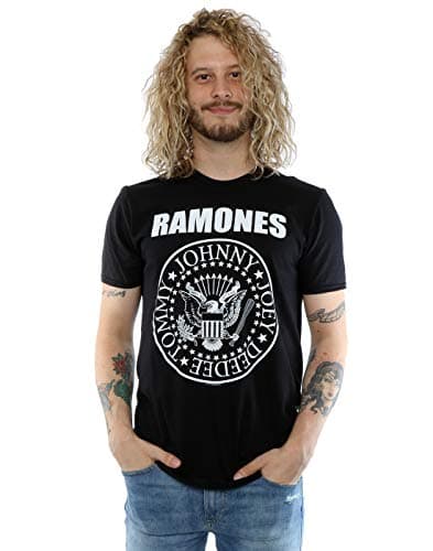 Image of Ramones Men's Presidential Seal T-Shirt Large Black