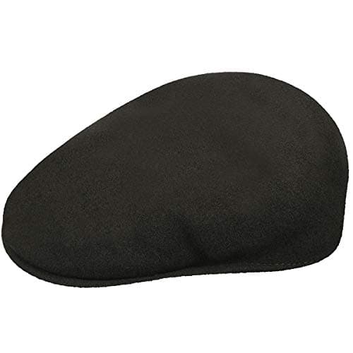 Image of Kangol Wool 504 Flat Cap, Green (Loden), Large