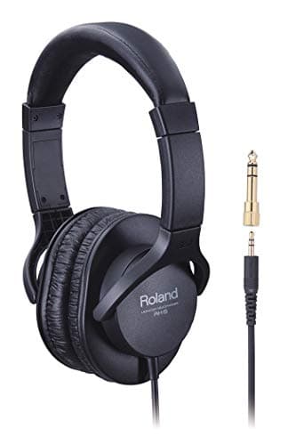 Image of ROLAND RH-5, Over-Ear, Closed-Back Monitor Headphones Performance, For Everyday Music Making & Audio Playback, Balanced Tone, Comfortable & Lightweight, Conversion Plug Included