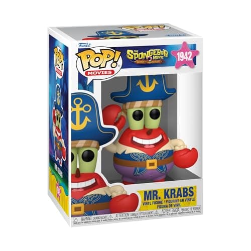 Image of Funko Pop! Movies: The SpongeBob Movie - Mr. Krabs - Collectable Vinyl Figure - Gift Idea - Official Merchandise - Toys for Kids & Adults - Model Figure for Collectors