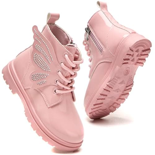 Image of Daclay Boys Girls Comfy Walking Boots Kids Winter Shoes Fashion for Fall Casual Outdoor Footwear