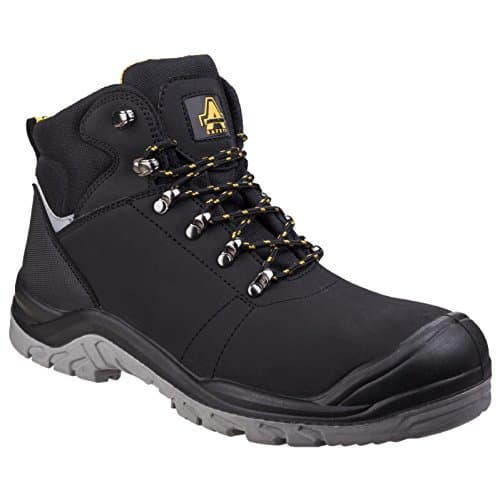 Image of Amblers Safety AS252 Mens Leather Safety Boots (8 UK) (Black)