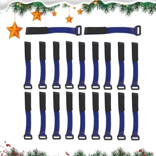 Image of Christmas Garland Ties - 5.9x0.79 Inch Artificial Pine Garland Wire Ties, Adjustable Green Hook And Loops, Christmas Garlands Hangers For Stairs | Railings Fences Mantles Home Offices Farmhouse