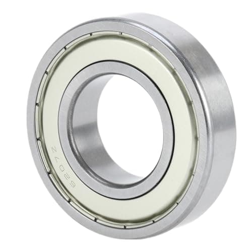 Image of X AUTOHAUX 6207ZZ Deep Groove Ball Bearings P6 35x72x17mm Lubricated Bearings Double Metal Seal Silver Tone Scooter Skateboard Wheel