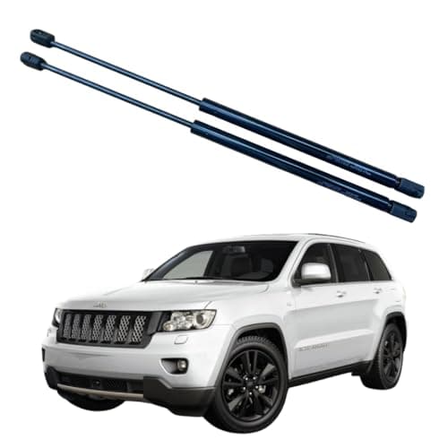 Image of MOXSTRUTS, 2x Rear Tailgate Boot Gas Spring Struts For JEEP GRAND CHEROKEE IV (WK, WK2) (2010 ONWARDS), Lift Support System 700 (N) 739 mm