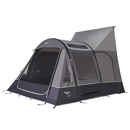 Image of Vango Kela Pro Air Driveaway Awning | Inflatable AirBeam Campervan Awning - Ripstop 6000mm HH with ColourLok | Storm Straps, Dual Action Pump & Steel Rock Pegs Included (Kela V Tall)