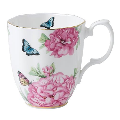 Image of Royal Albert Miranda Kerr Friendship 40001829 Mug 0.40ltr, White, Fine Bone China, 1 Count (Pack of 1)