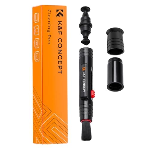 Image of K&F CONCEPT Lens Cleaning Pen, Two-in-One Function with Cleaning Brushes & Carbon Tips, Suitable for Camera Lens and Filter Cleaning