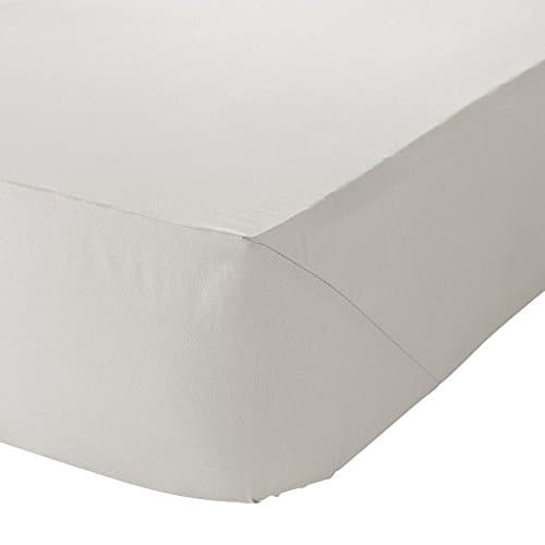 Image of Catherine Lansfield Easy Iron Percale Combed Double Fitted Sheet Cream