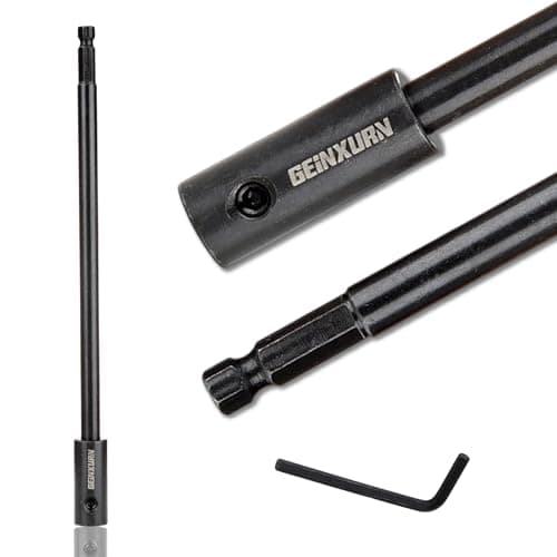 Image of GEINXURN Tools Hole Saw Extension Chuck, 270mm x 3/8-Inch Hex Shank Reducing Locking Impact Extension