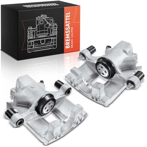 Image of Frankberg 2x Brake Caliper Disc Brake Rear Left Right Cast Aluminium Compatible with Min.i R50 R53 Coope.r Min.i R50 R53 Coope.r S Min.i R50 R53 One Replace# 34216757247