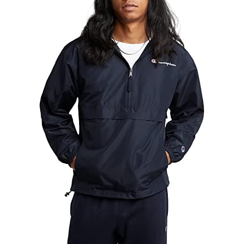 Image of Champion Men's Packable Jacket, Navy (Blue), M UK