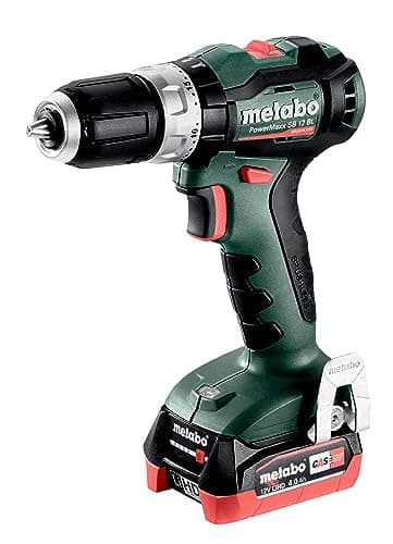 Image of Metabo PowerMaxx SB 12 BL Cordless Impact Drill (12 V 2 x 4Ah LiHD Charger ASC 55- metaBOX 118) 601046800