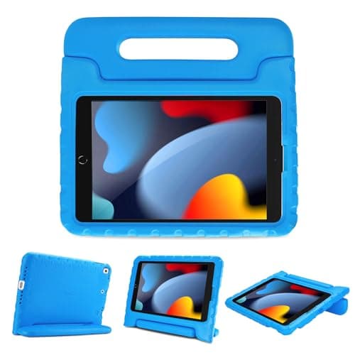 Image of ProCase Kids Case for iPad 10.2 Inch 2021 2020 2019 (7th 8th 9th Generation) / iPad Pro 10.5/ iPad Air 3, Super Shockproof Cover Lightweight Protective Case -Blue