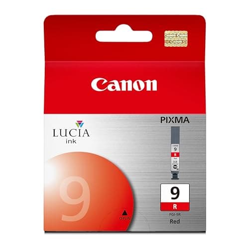 Image of Canon PGI-9 Genuine Red Ink Tank, Compatible with Pro9500, and Pro9500 Mark II Printers