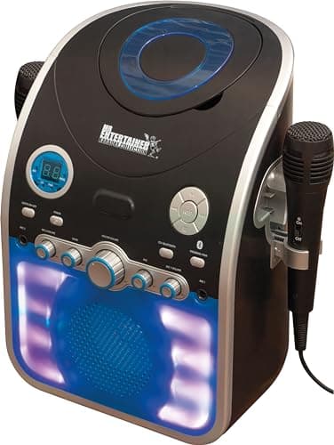 Image of Mr Entertainer CDG Karaoke Machine With Bluetooth & Flashing LED Lights