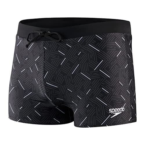 Image of Speedo Men's Valmilton Aquashort, Black/Oxid Grey, 36