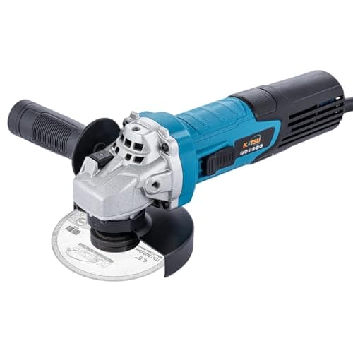 Image of KATSU Tools Corded Angle Grinder 115mm 750W, Slim Body, for Masonry Concrete Tile Metal Steel Grinding Polishing 100187