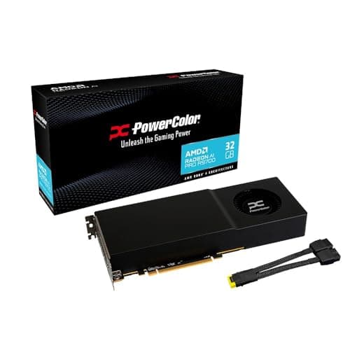 Image of PowerColor AMD Radeon AI PRO R9700 32GB GDDR6 Graphics Card