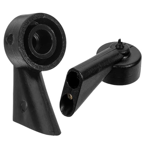 Image of iwiio 2 Pack Rear Windshield Wiper Washer Nozzles, Double Hole Wiper Spray Washer Jet, Windscreen Washer Jets 8E9955985 for Audi S4 A6 Q7 A1 A3 A4 Q3 8P