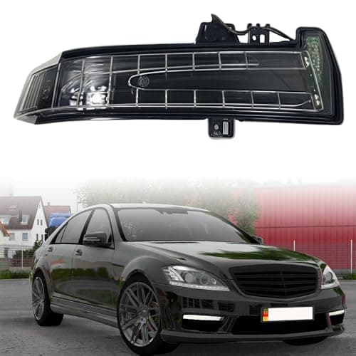 Image of Right O/S Driver Side LED Wing Mirror Indicator Turn Signal Repeater Light Lamp For Mercedes Benz W176 W246 W204 W212 C117 X156 2007-2018 UK