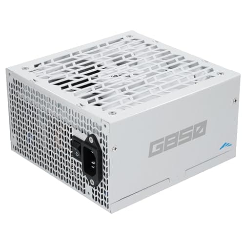 Image of SAMA G850 Power Supply - 850W Fully Modular 80 Plus Gold Certified ATX 3.1 & PCIE 5.1 Compliant Japanese Capacitors 150mm FDB Fan Supports RTX 50/40 Series GPUs - White