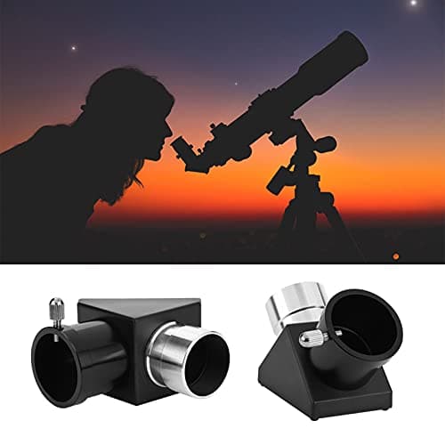 Image of 1.25 Inch Star Diagonal, 90 Degree Zenith Mirror Astronomical Telescope Eyepiece Celestron Star Diagonal Diagonal Adapter Inverted Image Prism Zenith Mirror For Telescope Zenith Diagonal Mirror