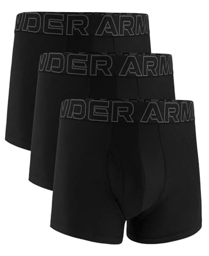 Image of Under Armour Men's Tech 3-inch Boxerjock 2-Pack, Black Solid - Core 3-pack, 3XL