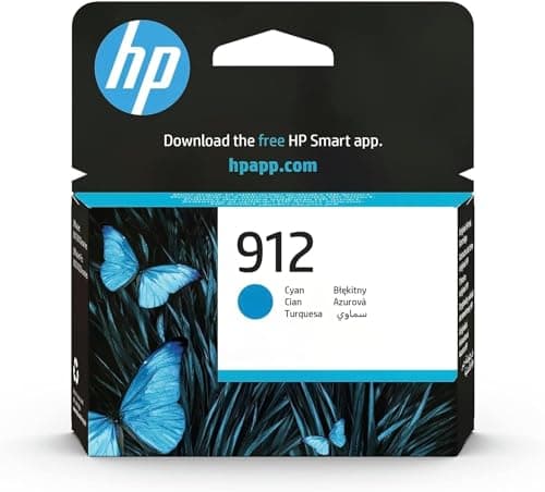 Image of HP 3YL77AE 912 Original Ink Cartridge, Cyan, Single Pack