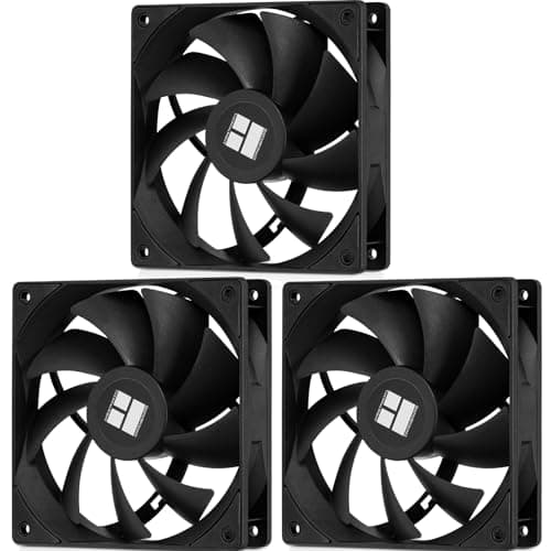 Image of Thermalright TL-C12B V2 X3 120mm PC Cooling Case Fans, 4PIN PWM Control, 1500RPM, for Chassis/CPU Cooler