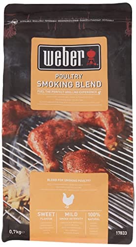 Image of Weber Smoking Chips (700g Pack) - for poultry, a blend of deciduous and fruit trees, EU product, sustainably sourced, FSC certified wood (FSC Mix) (17833)